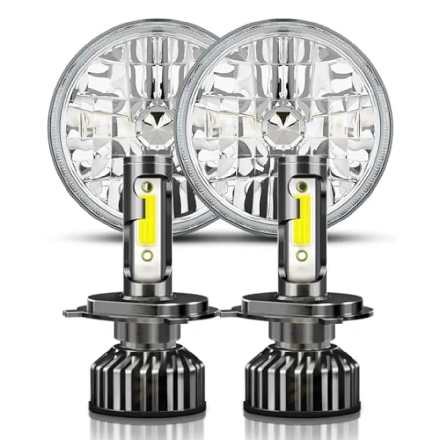 7 Inch Led Headlights Round Compatible for Freightliner Coronado 2001 2002 2003 2004 2005 2006 2007 2008 2009 2010 2011 2012 20
7 Inch Led Headlights Round Compatible for Freightliner Coronado 2001 2002 2003 2004 2005 2006 2007 2008 2009 2010 2011 2012 20
