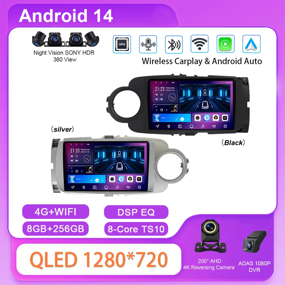 Автомобильный Android 15 для Toyota Yaris 2012 2013 2014 2015 2016 2017, общий для LHD и RHD, авторадио, мультимедийный плеер, GPS-навигация
Автомобильный Android 15 для Toyota Yaris 2012 2013 2014 2015 2016 2017, общий для LHD и RHD, авторадио, мультимедийный плеер, GPS-навигация