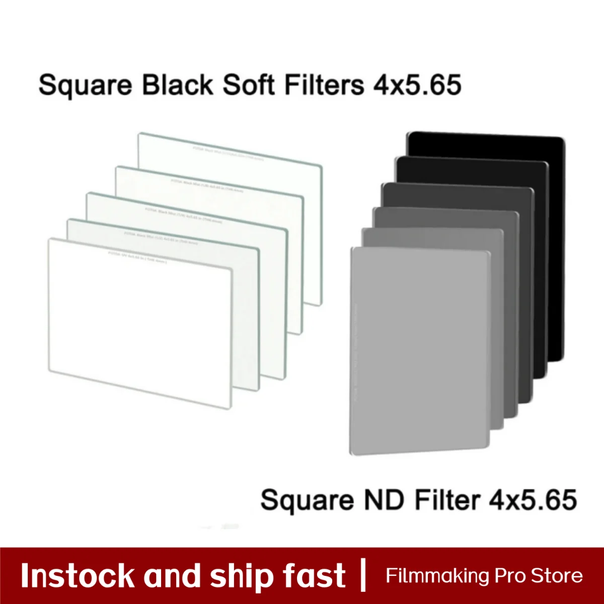FOTGA Square Filter Neutral Density Filter Black Soft Filters Dreamy Effect 4"x5.65 Cinema with HD Optical Glass For Matte Box
FOTGA Square Filter Neutral Density Filter Black Soft Filters Dreamy Effect 4"x5.65 Cinema with HD Optical Glass For Matte Box