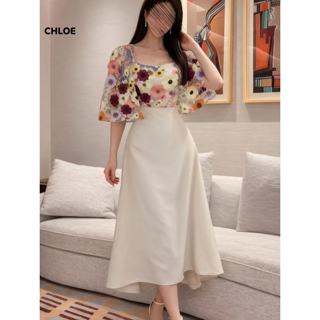 Square Collar Elegant Evening Dresses for Woman Luxury Women's Evening Dresses for Special Occasions Line A Short Sleeves Satin
Square Collar Elegant Evening Dresses for Woman Luxury Women's Evening Dresses for Special Occasions Line A Short Sleeves Satin