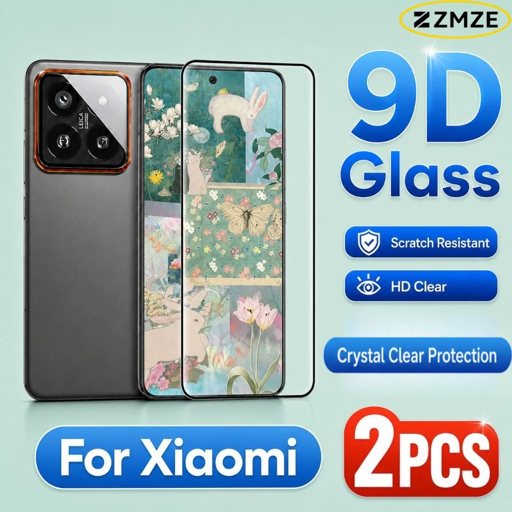 2Pcs 9D HD Tempered Glass Film For Xiaomi 15 14 13 12S Ultra 15 14 13 12S 12 12T Pro 14 civi 13 12 Lite 12X Anti Fingerprint Pro
2Pcs 9D HD Tempered Glass Film For Xiaomi 15 14 13 12S Ultra 15 14 13 12S 12 12T Pro 14 civi 13 12 Lite 12X Anti Fingerprint Pro