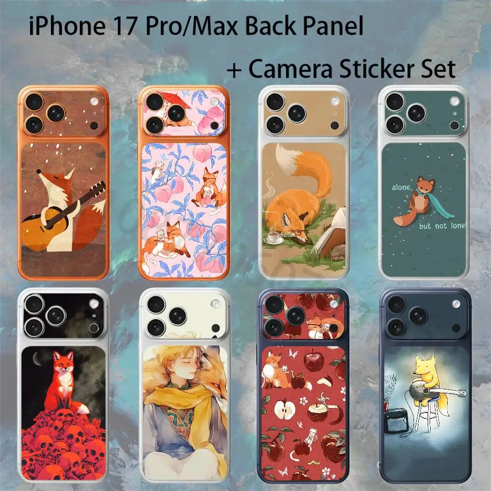 Art Lyrics Cartoon Fox For iPhone 17proMax/17pro Full Cover Decal Skin Wrap Colorful Rear Protective Sticker Film
Art Lyrics Cartoon Fox For iPhone 17proMax/17pro Full Cover Decal Skin Wrap Colorful Rear Protective Sticker Film