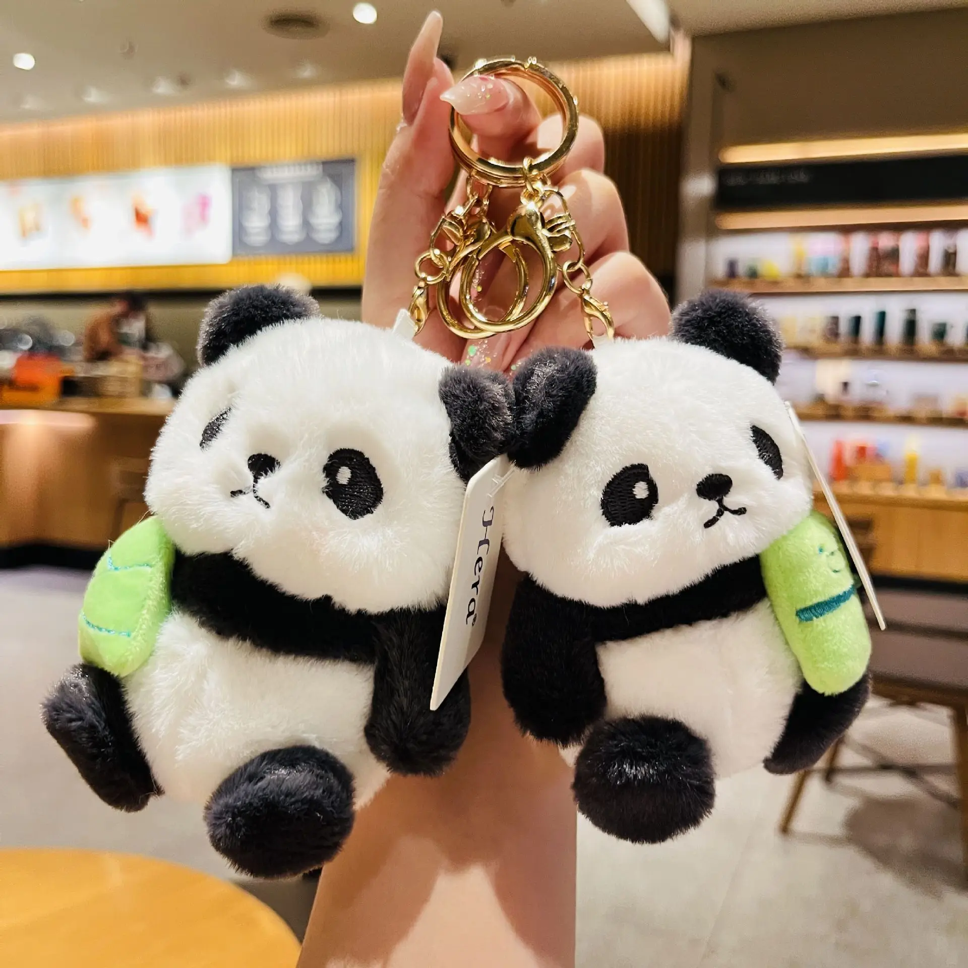 Cute Panda Bamboo Shoot Plush Doll Keychain Cartoon Bag Pendant Bag Accessories Car Key Chain Pendant Toy Ornaments Fashion Gift
Cute Panda Bamboo Shoot Plush Doll Keychain Cartoon Bag Pendant Bag Accessories Car Key Chain Pendant Toy Ornaments Fashion Gift
