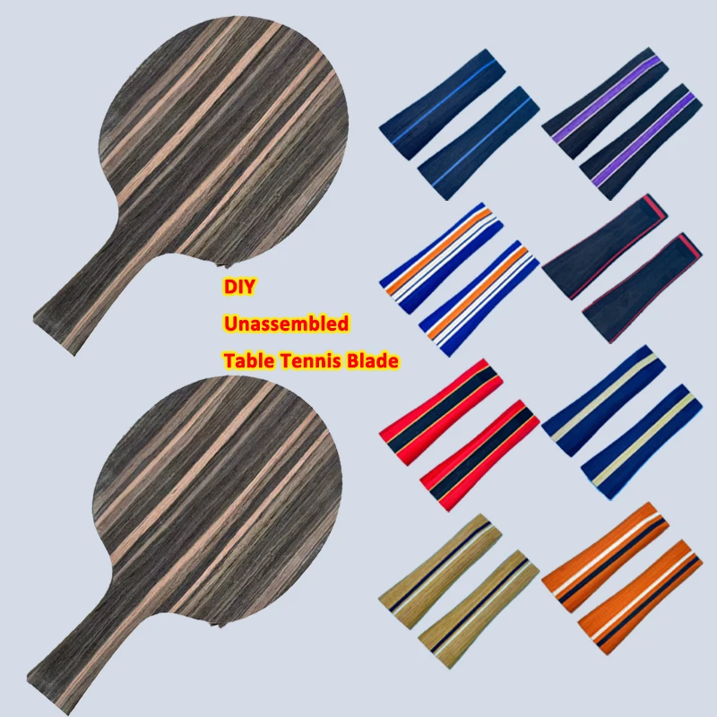 DIY Unassembled Table Tennis Blade Ebenholz 5 Wood 2 Carbon Ping Pong Paddle Bat Professional Offensive Loop Table Tennis Racket
DIY Unassembled Table Tennis Blade Ebenholz 5 Wood 2 Carbon Ping Pong Paddle Bat Professional Offensive Loop Table Tennis Racket