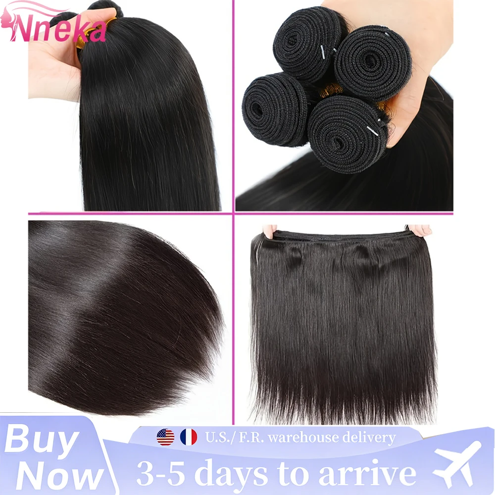 Nneka Straight Bundles Human Hair 15A Human Hair 1/2/3/4 Bundles Straight Hair 20 22 24 26 Inch Brazilian Human Hair Extensions
Nneka Straight Bundles Human Hair 15A Human Hair 1/2/3/4 Bundles Straight Hair 20 22 24 26 Inch Brazilian Human Hair Extensions