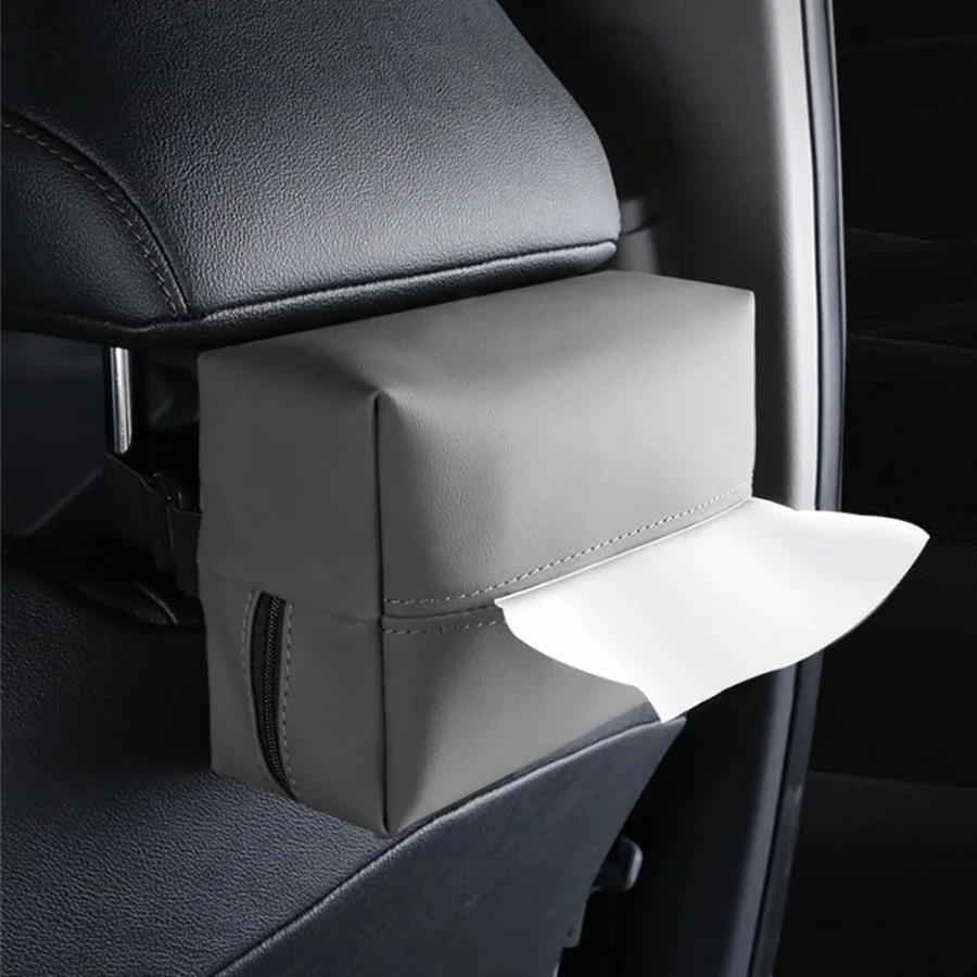 Car Tissue Box Holder Nappa Leather Car Center Console Armrest Napkin Box Sun Visor Backseat Tissue Case with Fix Strap
Car Tissue Box Holder Nappa Leather Car Center Console Armrest Napkin Box Sun Visor Backseat Tissue Case with Fix Strap