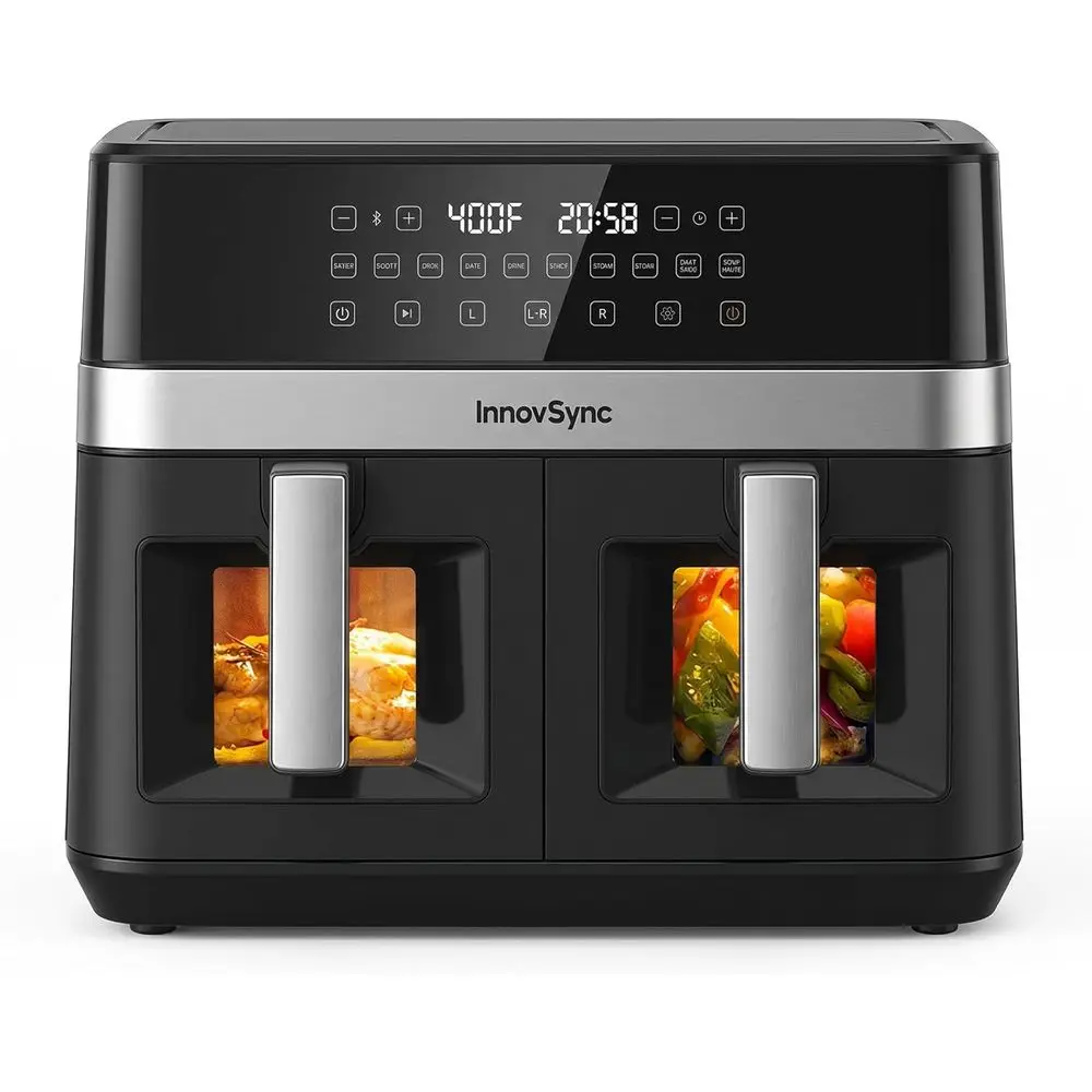Large Dual Air Fryer, Nonstick & Dishwasher Safe, Jet Black
Large Dual Air Fryer, Nonstick & Dishwasher Safe, Jet Black