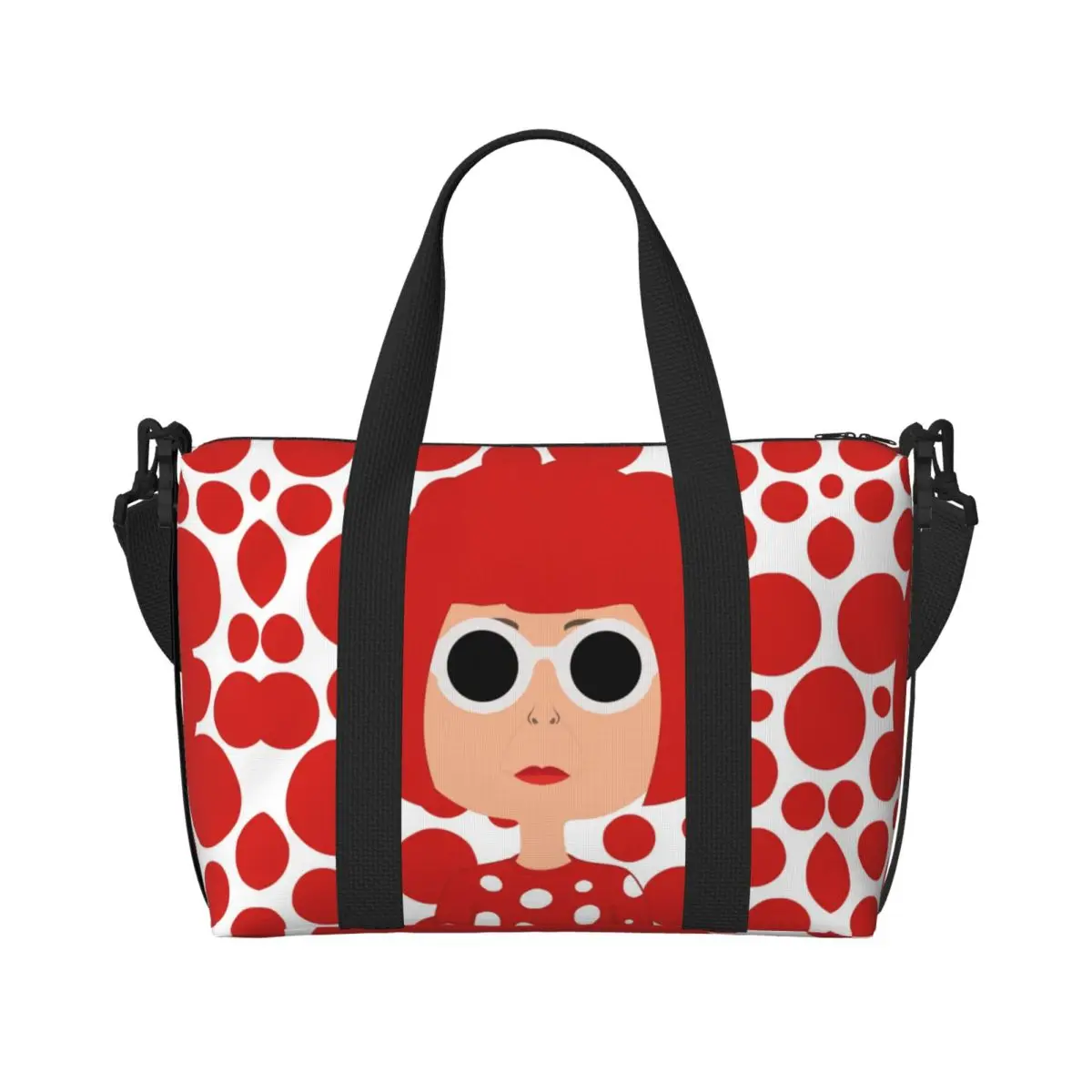 Custom Polka Yayoi Kusama Tote Bag Women Big Capacity Abstract Art Beach Gym Travel Bags
Custom Polka Yayoi Kusama Tote Bag Women Big Capacity Abstract Art Beach Gym Travel Bags