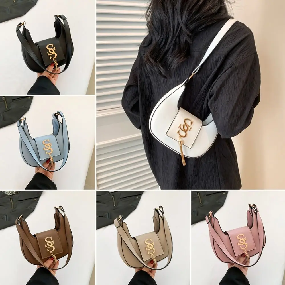 Модная сумка через плечо из искусственной кожи, полукруглая маленькая сумка-клатч, портативные женские сумки 
Модная сумка через плечо из искусственной кожи, полукруглая маленькая сумка-клатч, портативные женские сумки