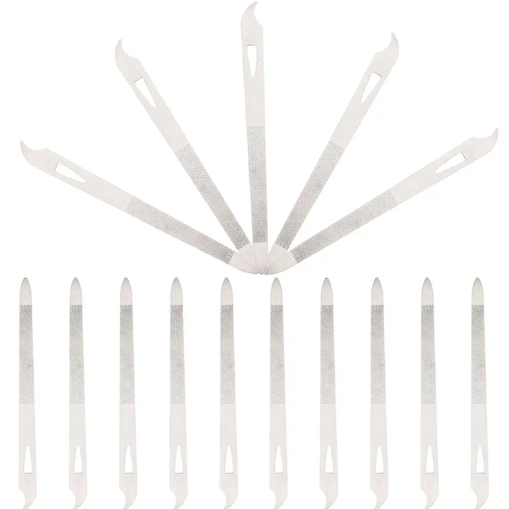 15 Pcs Nail Files Manicure Tools Metal Alloy Fingernail Polishing Files for Nail Trimming Salon Household Use
15 Pcs Nail Files Manicure Tools Metal Alloy Fingernail Polishing Files for Nail Trimming Salon Household Use