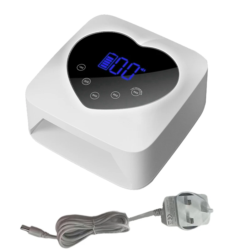Nail Art Lamp Nail Phototherapy Machine Automatic Sensor LCD Display UV LED Nail Phototherapy Machine Lamp UK Plug
Nail Art Lamp Nail Phototherapy Machine Automatic Sensor LCD Display UV LED Nail Phototherapy Machine Lamp UK Plug