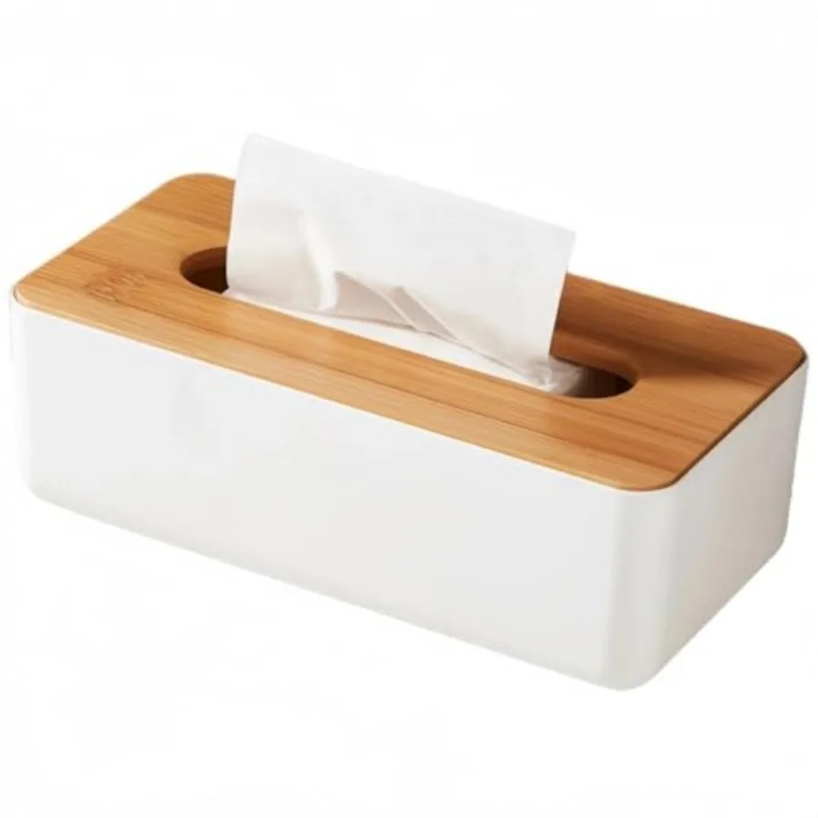 Tissue Box with Bamboo Cover, Plastic Tissue Organizer, Bathroom Tissue Dispenser for Home, Bedroom, Office, Living Room, 8.1 ×
Tissue Box with Bamboo Cover, Plastic Tissue Organizer, Bathroom Tissue Dispenser for Home, Bedroom, Office, Living Room, 8.1 ×