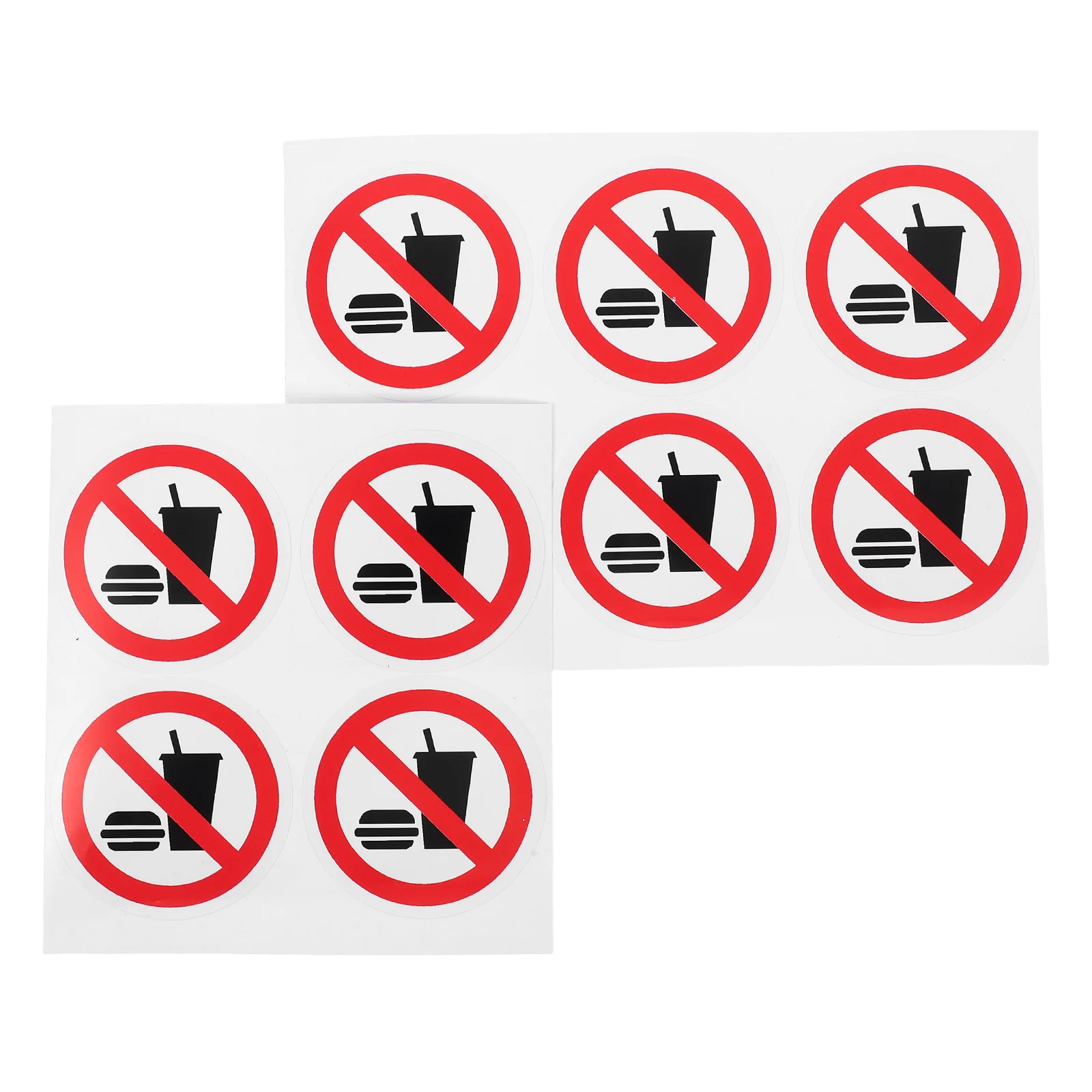10pcs Safety Warning Stickers No Food Drink Signs Vinyl Strong Adhesive Workshop Factory Car Reminder Labels
10pcs Safety Warning Stickers No Food Drink Signs Vinyl Strong Adhesive Workshop Factory Car Reminder Labels