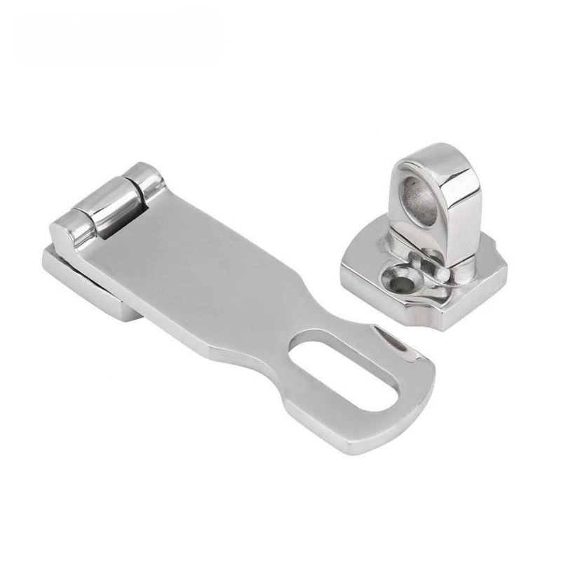316SS Heavy Duty Latch Locking Hasps Box Catch Padlock Hasp Marine Grade Hardware for Toolboxes Storage Cases Boat Accessories
316SS Heavy Duty Latch Locking Hasps Box Catch Padlock Hasp Marine Grade Hardware for Toolboxes Storage Cases Boat Accessories