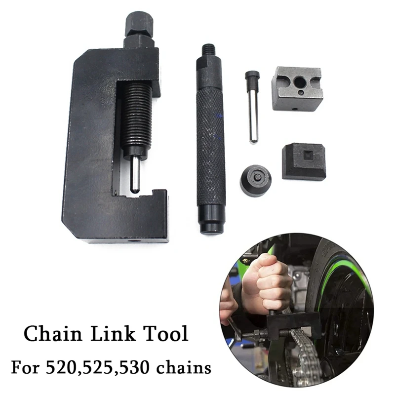 Tools Chain Riveter Punching Chain Link Installation 520/525/530/Oil Seal Chain Disassembling Tool Motorcycle Parts
Tools Chain Riveter Punching Chain Link Installation 520/525/530/Oil Seal Chain Disassembling Tool Motorcycle Parts