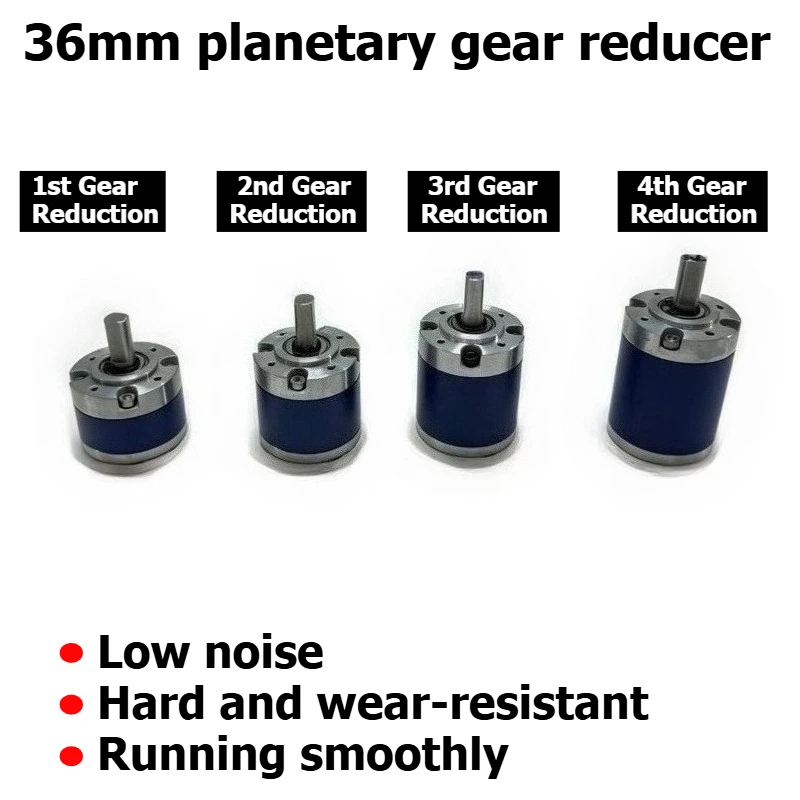 36mm planetary reduction gearbox, transmission component reduction gearbox, 555 motor reduction gear
36mm planetary reduction gearbox, transmission component reduction gearbox, 555 motor reduction gear