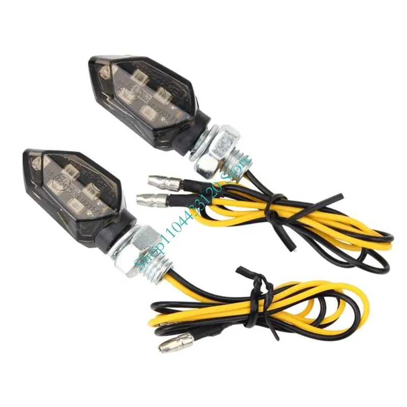 0XXD Compact Motorcycle LED Turn Signals 12V 5 LED Design Easy Installation Anti Vibration ABS Housing for Modification Use
0XXD Compact Motorcycle LED Turn Signals 12V 5 LED Design Easy Installation Anti Vibration ABS Housing for Modification Use