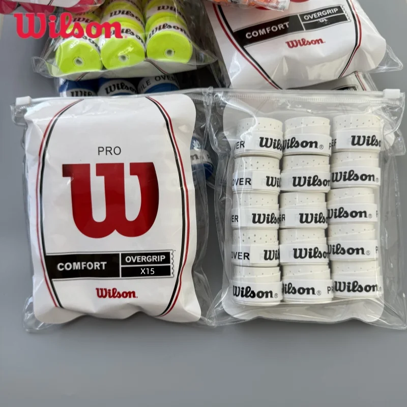15PCS Wilson Tennis Racket Overgrip Sweat Band Absorption Grip PU Badminton Racket Handle Grip Tennis Griptape Padel Racket Grip
15PCS Wilson Tennis Racket Overgrip Sweat Band Absorption Grip PU Badminton Racket Handle Grip Tennis Griptape Padel Racket Grip