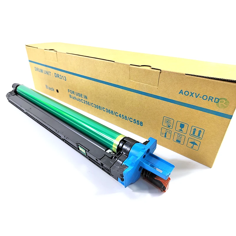 DR-313K / A7U40RD DR-313 / A7U40TD for Konica Minoltabizhub 308/368/458/558/C258/C308/C368/C458/C558/C658 Color Black Drum Unit
DR-313K / A7U40RD DR-313 / A7U40TD for Konica Minoltabizhub 308/368/458/558/C258/C308/C368/C458/C558/C658 Color Black Drum Unit