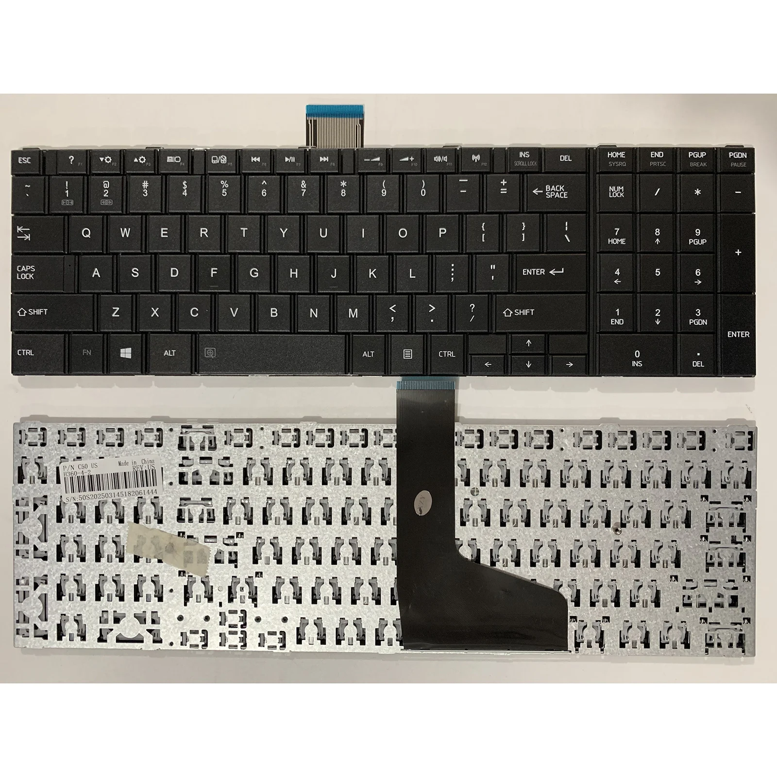 Laptop keyboard US Layout for Toshiba Satellite C50 C50D C50-A C50D-A C55 C55DT C55DT-A
Laptop keyboard US Layout for Toshiba Satellite C50 C50D C50-A C50D-A C55 C55DT C55DT-A