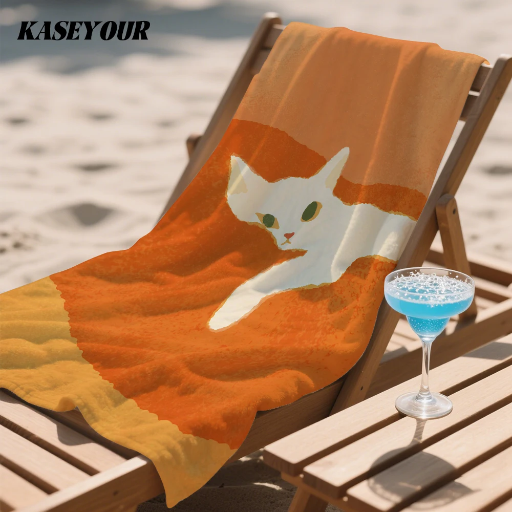 Warm Tone White Cat Compact Travel Beach Towel Super Absorbent Sand Resistant, Microfiber for Swimming Camping Yoga
Warm Tone White Cat Compact Travel Beach Towel Super Absorbent Sand Resistant, Microfiber for Swimming Camping Yoga
