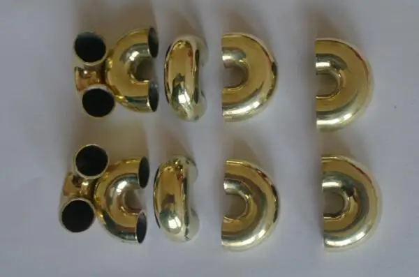 20 brass U shape pipe 20 nuts for trumpet/cornet sliders no varnish repair new
20 brass U shape pipe 20 nuts for trumpet/cornet sliders no varnish repair new