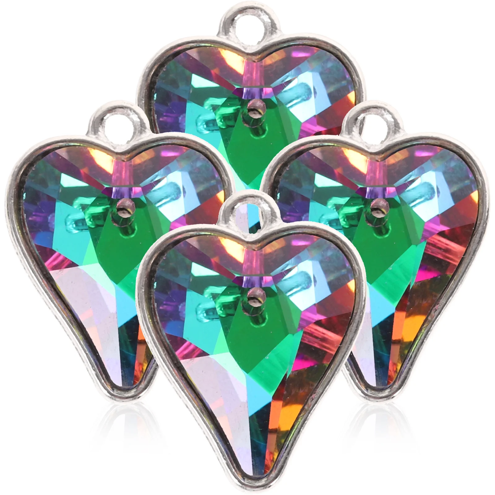 4 Pcs Heart Shaped Pendant Charm Accessories Jewelry Making Lightweight Durable Alloy Material Keychain Bag Decorations Handmade
4 Pcs Heart Shaped Pendant Charm Accessories Jewelry Making Lightweight Durable Alloy Material Keychain Bag Decorations Handmade
