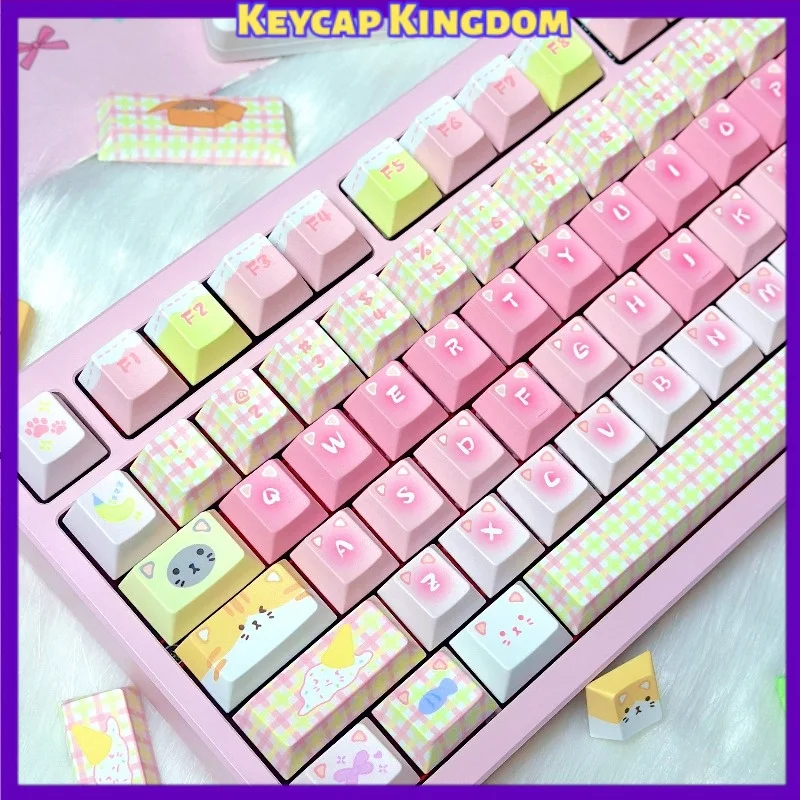 Original Cute Cat Anime Keycaps Mechanical Keyboard Cherry PBT Custom Keycaps PC Gaming Keyboard Accessories Gift for Gamers
Original Cute Cat Anime Keycaps Mechanical Keyboard Cherry PBT Custom Keycaps PC Gaming Keyboard Accessories Gift for Gamers
