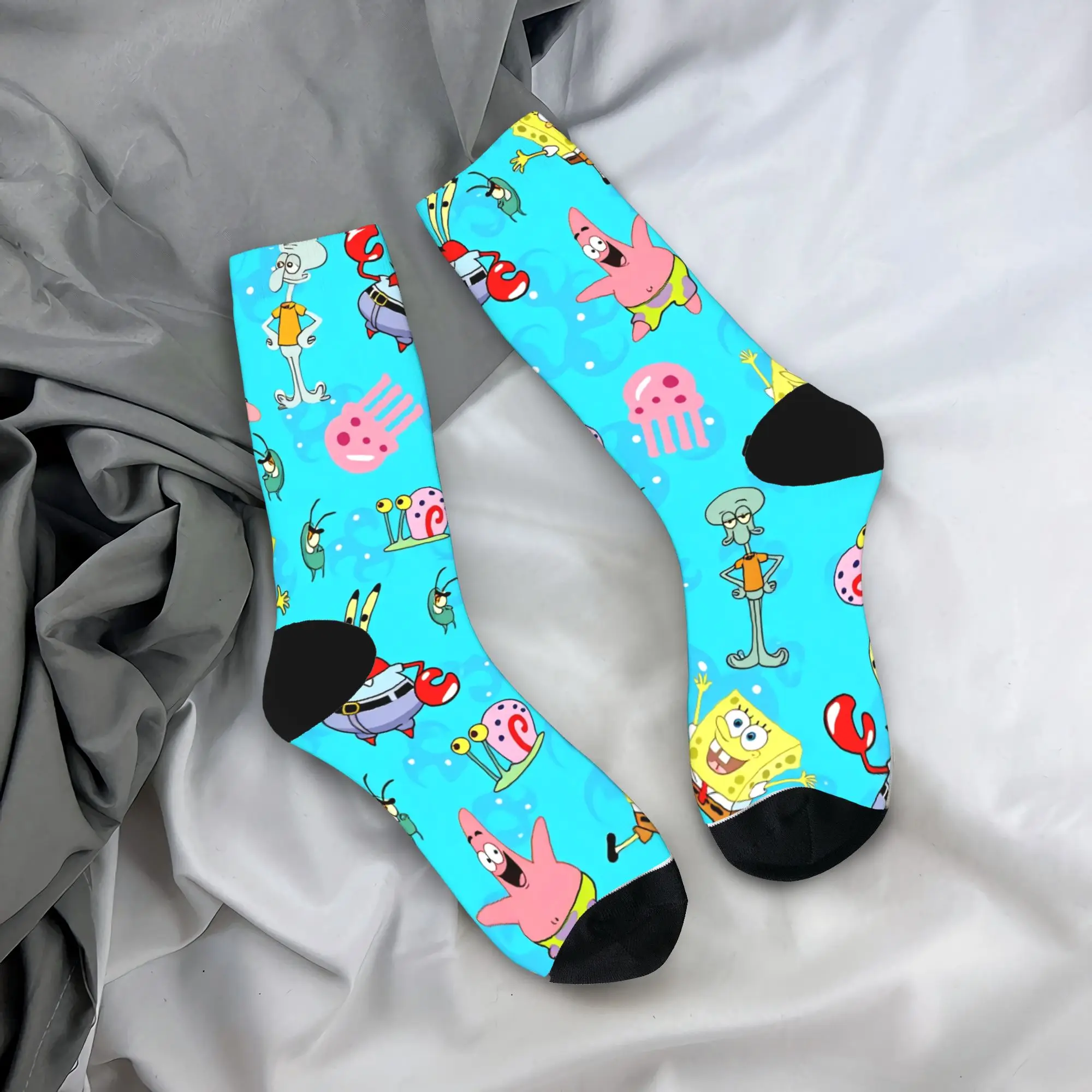 S-SpongeBobeds S-SquarePantsed Sponge Man Socks Soft Breathable Funny Socks Spring Skateboard Non-Slip Graphic Socks Gift
S-SpongeBobeds S-SquarePantsed Sponge Man Socks Soft Breathable Funny Socks Spring Skateboard Non-Slip Graphic Socks Gift