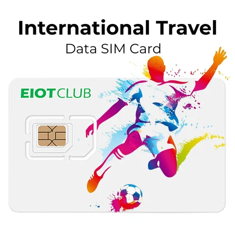 Carte SIM pour voyages de saison de football – États-Unis, Canada, Mexique, Europe – Données internationales prépayées pour téléphone, routeur, point d'accès pour voyages internationaux