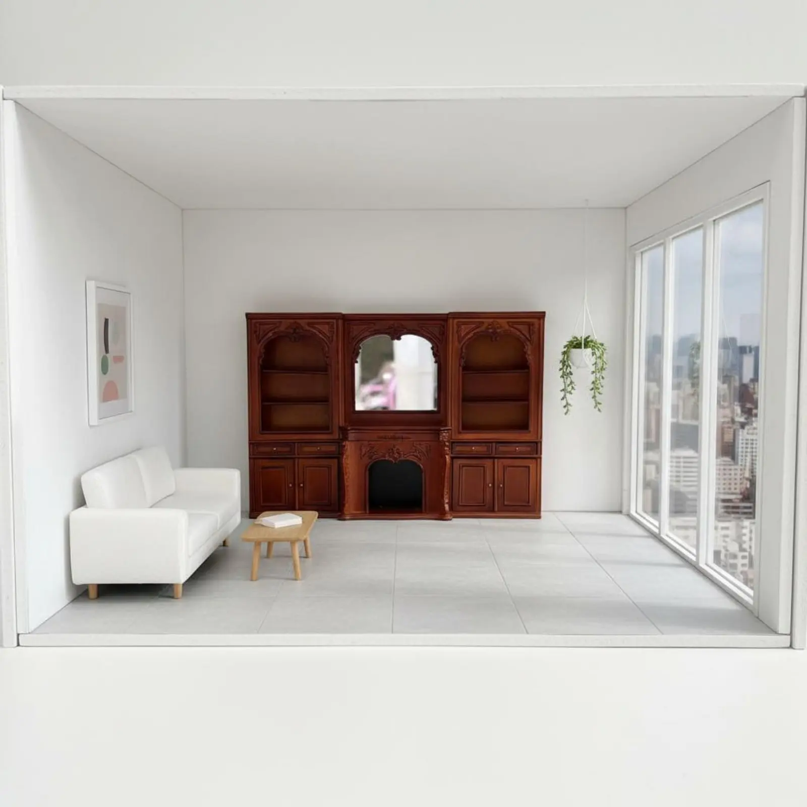 Dollhouse Fireplace Cabinet Functional Doors and Drawers European Design Dollhouse Cabinet Miniature Shelf Unit Fireplace
Dollhouse Fireplace Cabinet Functional Doors and Drawers European Design Dollhouse Cabinet Miniature Shelf Unit Fireplace