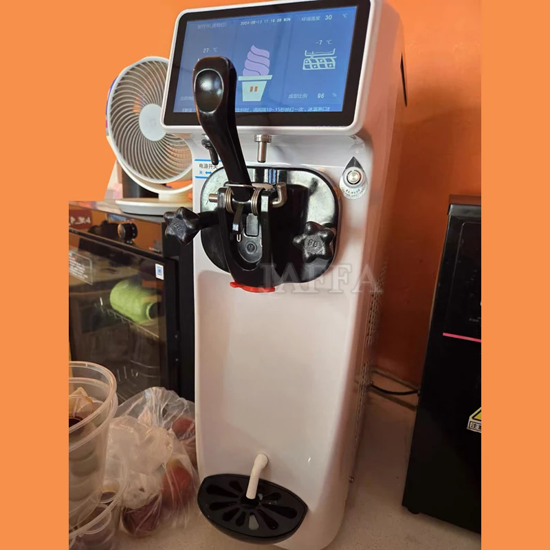 Table Top 220v Small Mini Portable Soft Serve Ice Cream Machine Home Ice Cream Maker With Home Pre Cooling System Function