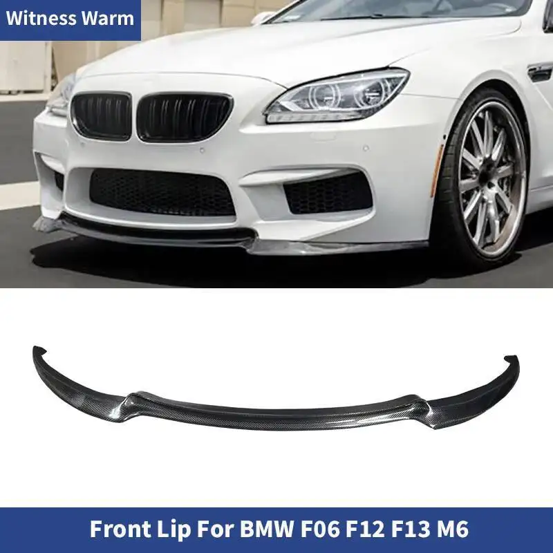 For BMW 6 series F06 F12 F13 M6 Carbon Fiber Front Lip Bumper Spoiler Splitter 2012-UP Front Shovel
For BMW 6 series F06 F12 F13 M6 Carbon Fiber Front Lip Bumper Spoiler Splitter 2012-UP Front Shovel