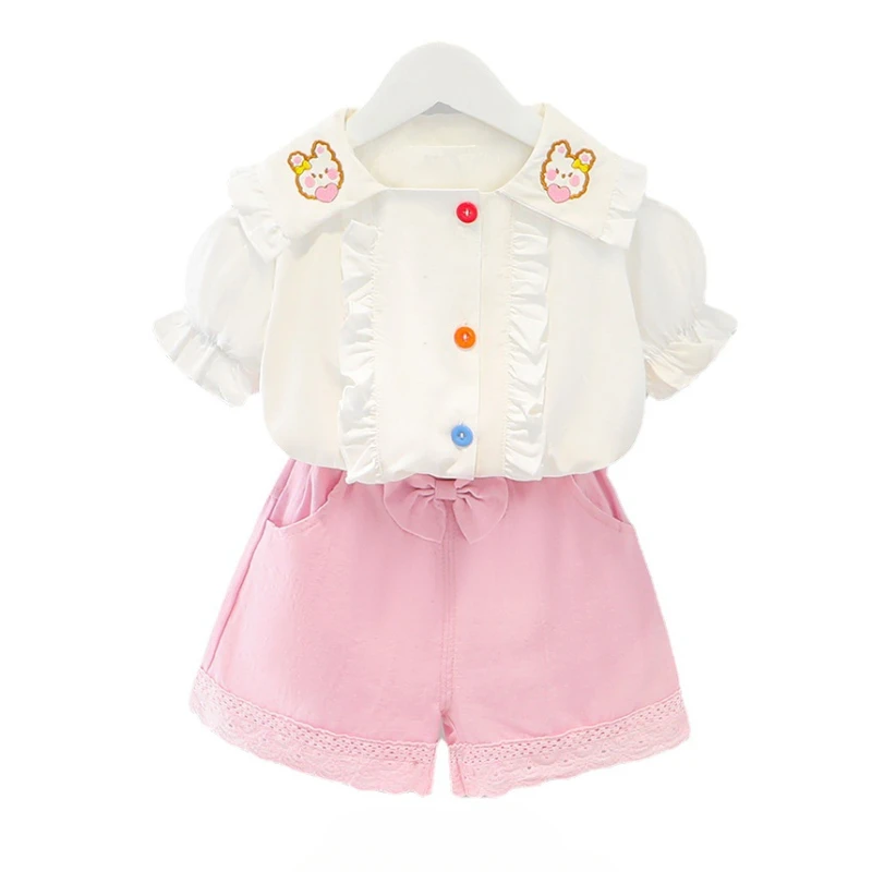 New Summer Baby Clothes Suit Children Cute Shirt Shorts 2Pcs/Sets Toddler Girls Clothing Infant Casual Costume Kids Tracksuits
New Summer Baby Clothes Suit Children Cute Shirt Shorts 2Pcs/Sets Toddler Girls Clothing Infant Casual Costume Kids Tracksuits