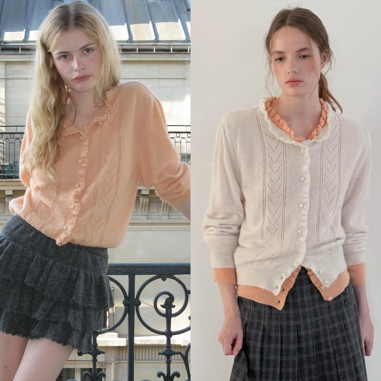 Sweet Anti-Aging Knitted Top Earlet Collar Pleated Commute Versatile Slimming Personality Knitted Sweater Open Cardigan Top
Sweet Anti-Aging Knitted Top Earlet Collar Pleated Commute Versatile Slimming Personality Knitted Sweater Open Cardigan Top