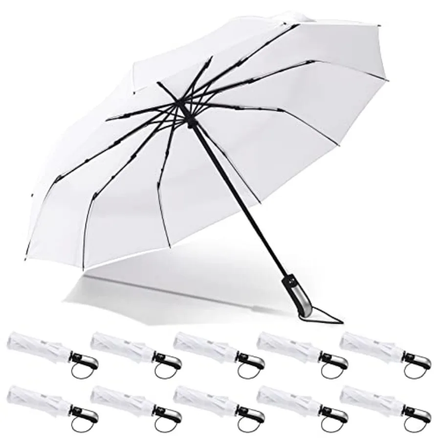 Umbrellas for Wedding Guests Bulk 10 Pack Windproof Rain Umbrellas Automatic Open/Cose Compact Portable Collapsible for 1-2 Peo
Umbrellas for Wedding Guests Bulk 10 Pack Windproof Rain Umbrellas Automatic Open/Cose Compact Portable Collapsible for 1-2 Peo