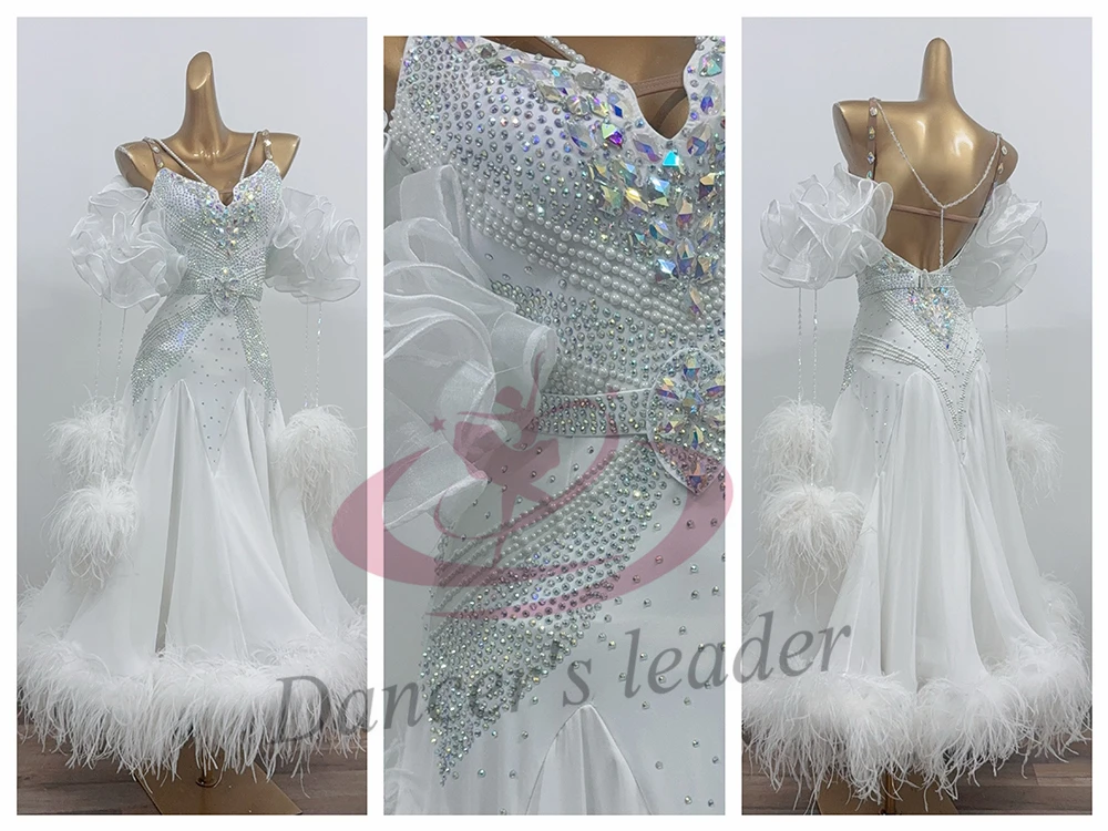 Latin Dance Adult Children'S Dress AB Stone High-End Custom White Modern Plush Skirt Precisely Tango Women'S Clothing
Latin Dance Adult Children'S Dress AB Stone High-End Custom White Modern Plush Skirt Precisely Tango Women'S Clothing