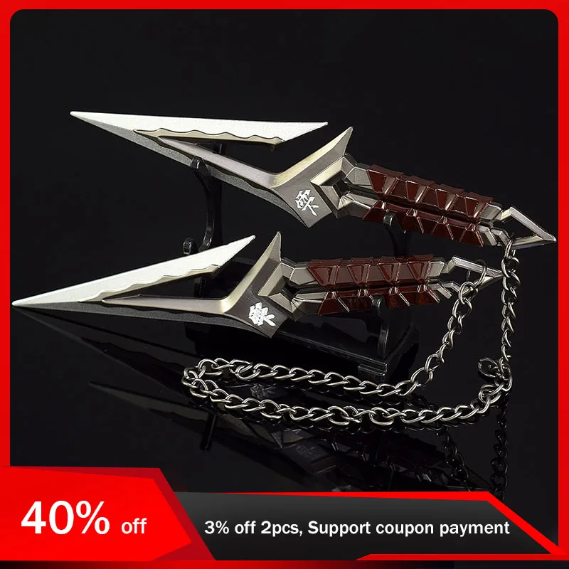 Valorant Kuronami No Yaiba Pairing Weapon Model Bali Song Karambit Toy Sword Cosplay All Metal Ornaments Send Display Stand Gift
Valorant Kuronami No Yaiba Pairing Weapon Model Bali Song Karambit Toy Sword Cosplay All Metal Ornaments Send Display Stand Gift