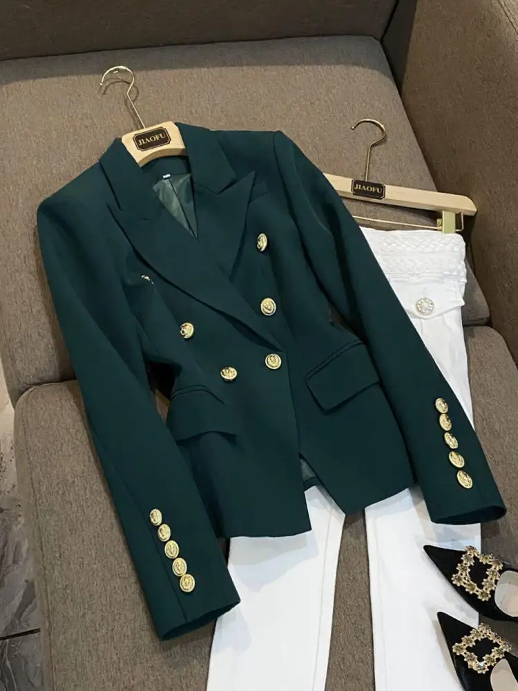 Ele een Suit Jaet Женское модное дизайнерское пальто High End для поездок на работу и длинное свековое пальто с двойными пуговицами A680
Ele een Suit Jaet Женское модное дизайнерское пальто High End для поездок на работу и длинное свековое пальто с двойными пуговицами A680