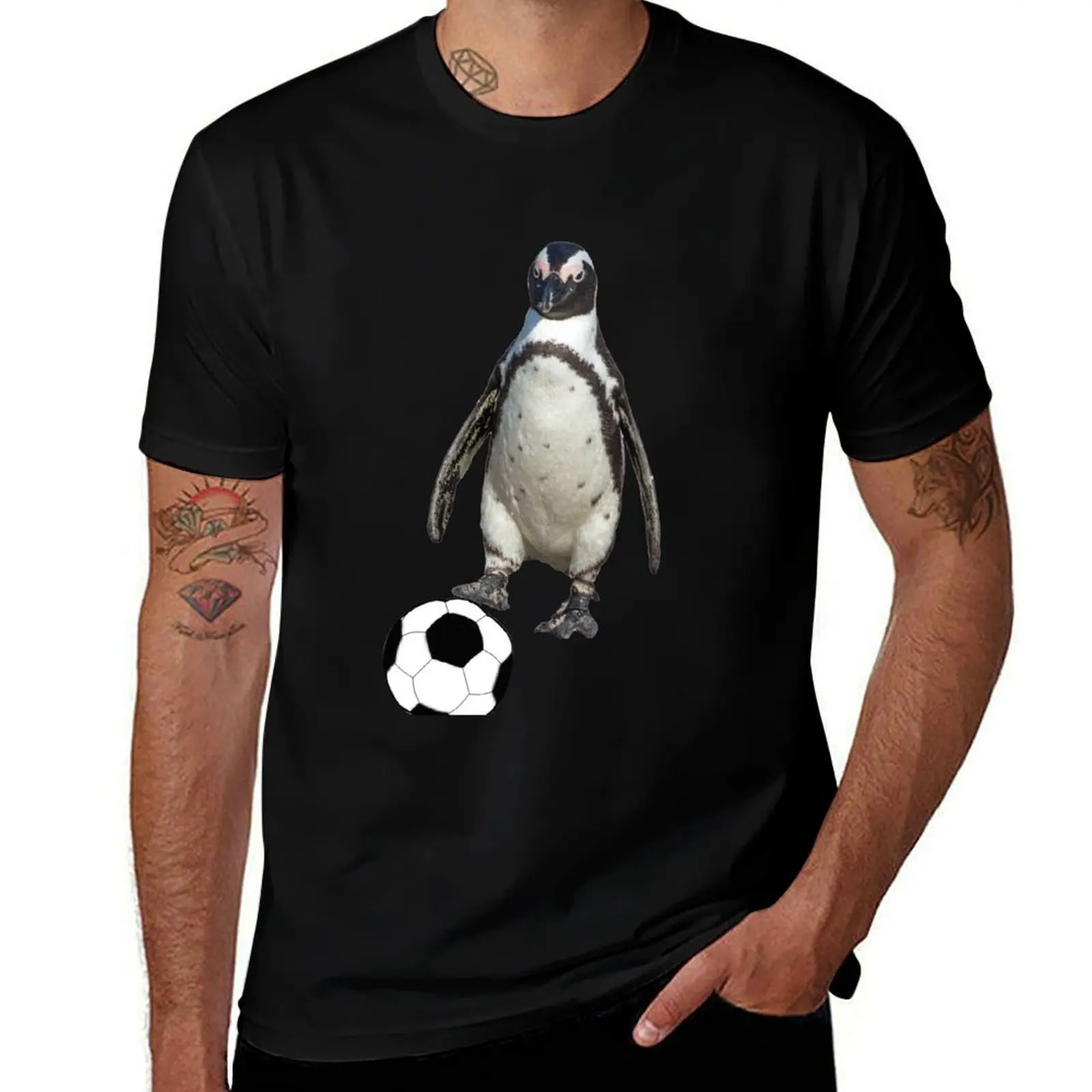 Penguin soccer ball T-Shirt oversized gifts for boyfriend animal prinfor boys t shirts for men graphic
Penguin soccer ball T-Shirt oversized gifts for boyfriend animal prinfor boys t shirts for men graphic