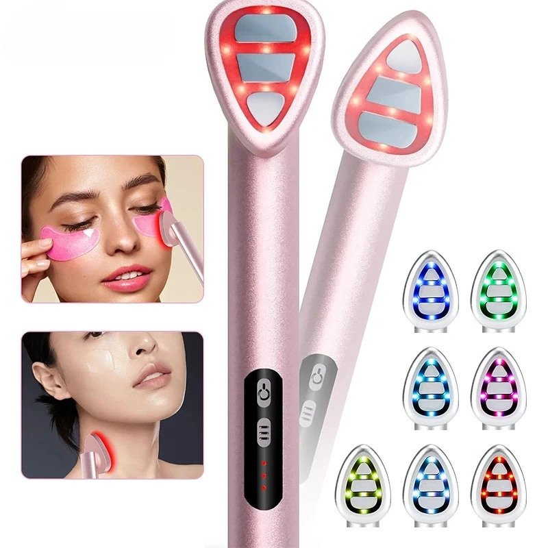7 Color Microcurrent Eye Massager Vibration Wrinkle Anti-Ageing Eye Massage Dark Circle Removal SPA Skin Care Beauty Tool 
7 Color Microcurrent Eye Massager Vibration Wrinkle Anti-Ageing Eye Massage Dark Circle Removal SPA Skin Care Beauty Tool