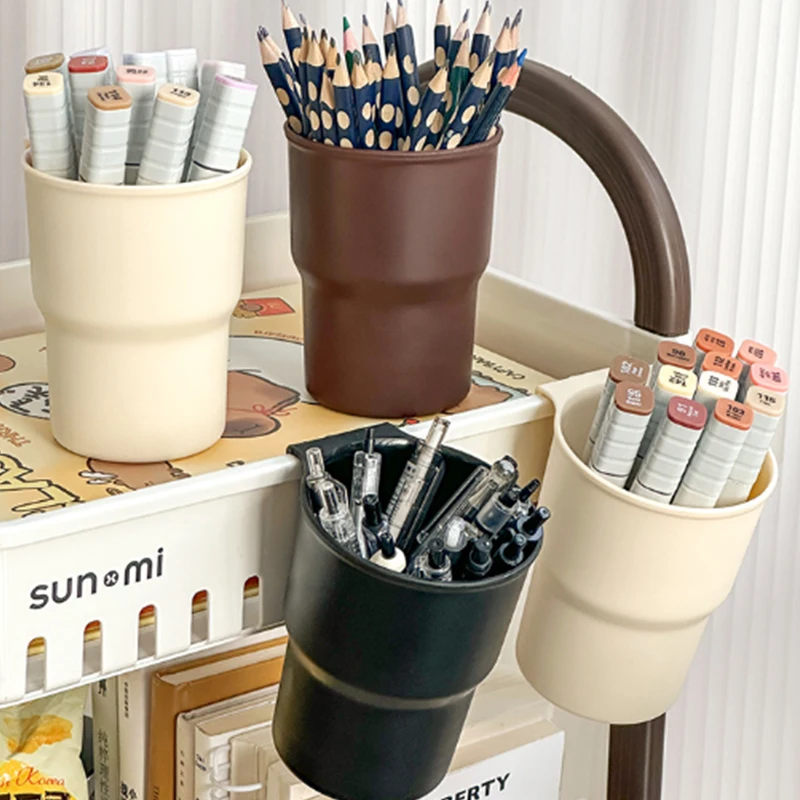 Portable Hanging Pencil Pen Storage Organizer, Plastic Multifunctional Cup Holder with Large Capacity
Portable Hanging Pencil Pen Storage Organizer, Plastic Multifunctional Cup Holder with Large Capacity