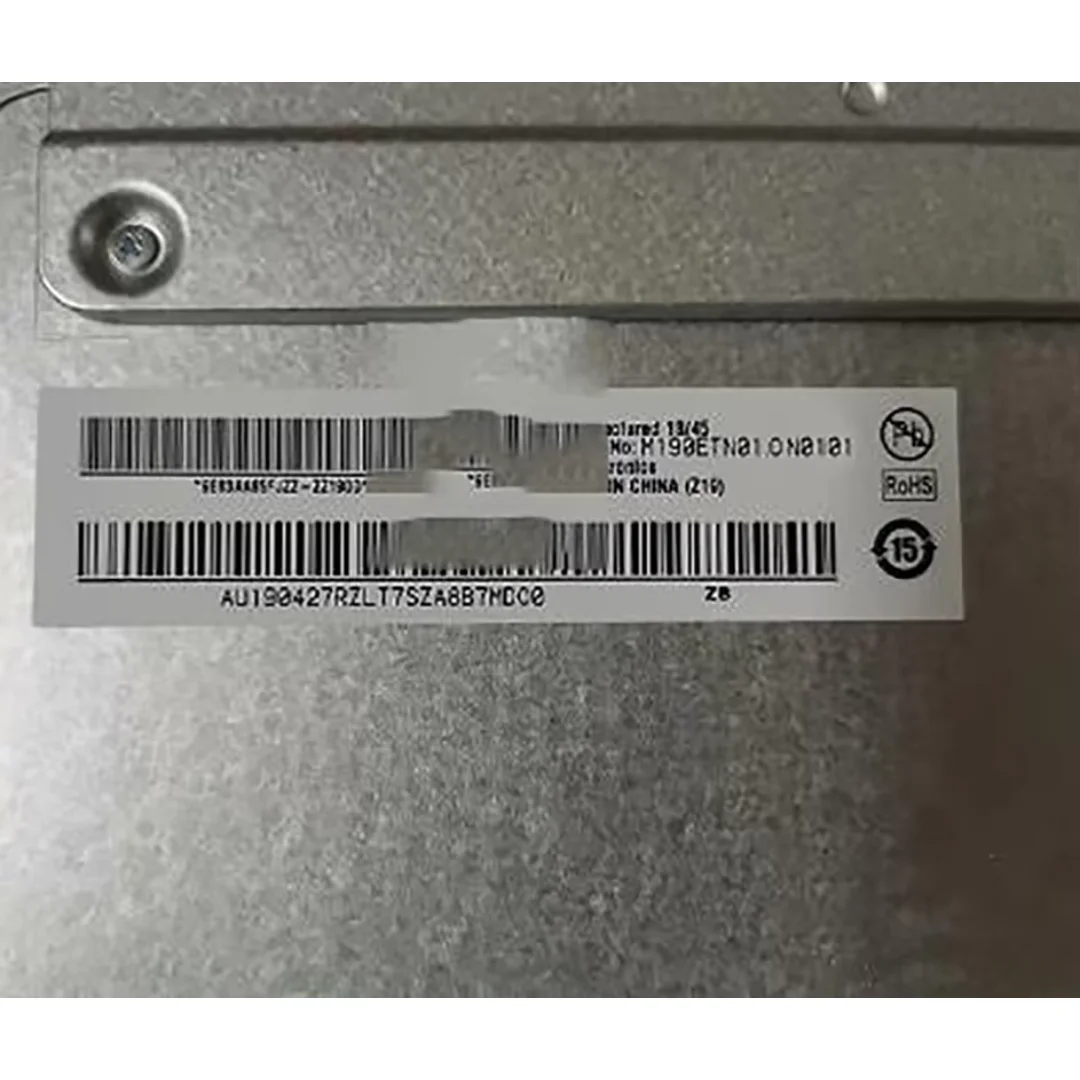 M190ETN01.0 Original 19 Inch LCD Panel Display Screen 1280×1024
M190ETN01.0 Original 19 Inch LCD Panel Display Screen 1280×1024