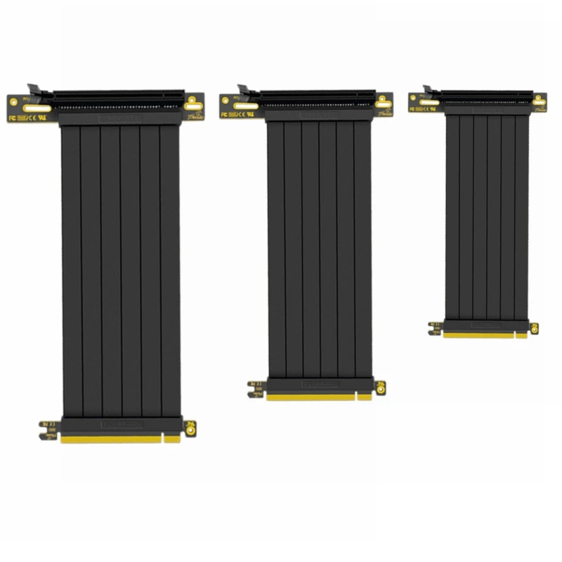 PCIe 3.0 X16 Вертикальный кронштейн для графического процессора Riser Cable 90 ° Экранированная удлинительная линия для крепления слота для карт VGA в компьютерах
PCIe 3.0 X16 Вертикальный кронштейн для графического процессора Riser Cable 90 ° Экранированная удлинительная линия для крепления слота для карт VGA в компьютерах