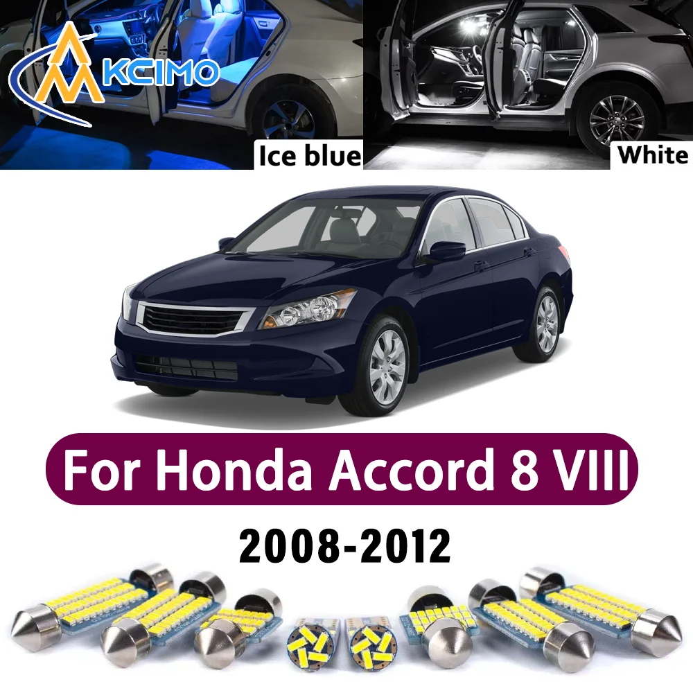 Error Free LED Interior Light Kit for Honda Accord 8 VIII MK8 2008-2012 Premium Bright Dome Trunk Mirror Reading Lamps Canbus
Error Free LED Interior Light Kit for Honda Accord 8 VIII MK8 2008-2012 Premium Bright Dome Trunk Mirror Reading Lamps Canbus
