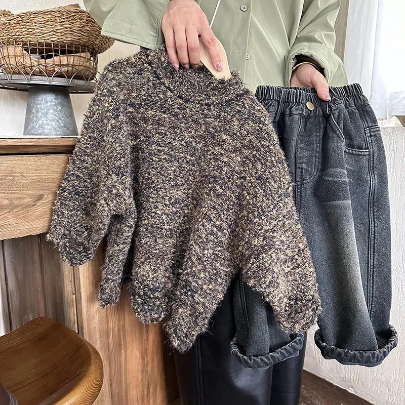 Children Sweater 2023 Autumn and Winter New Fashionable Handsome Boy Korean Style Sweater Baby Knitted Warm Casual Sweater
Children Sweater 2023 Autumn and Winter New Fashionable Handsome Boy Korean Style Sweater Baby Knitted Warm Casual Sweater