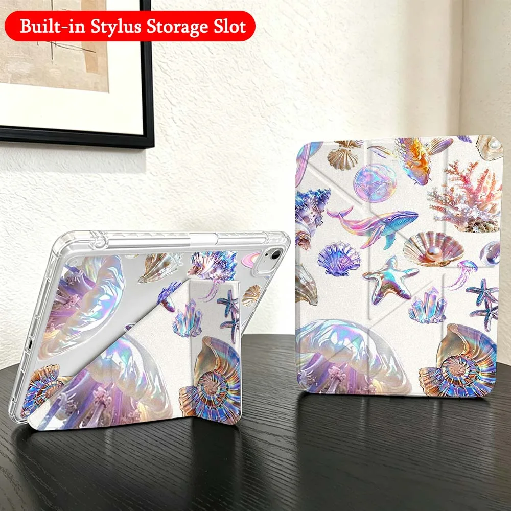 Luxury Turtle Ocean Case For iPad Mini Pro Air 5 6 7 8 9 10th 11th 11 9.7 10.9 13 inch Transparent Y-Shaped Folding Tablet
Luxury Turtle Ocean Case For iPad Mini Pro Air 5 6 7 8 9 10th 11th 11 9.7 10.9 13 inch Transparent Y-Shaped Folding Tablet