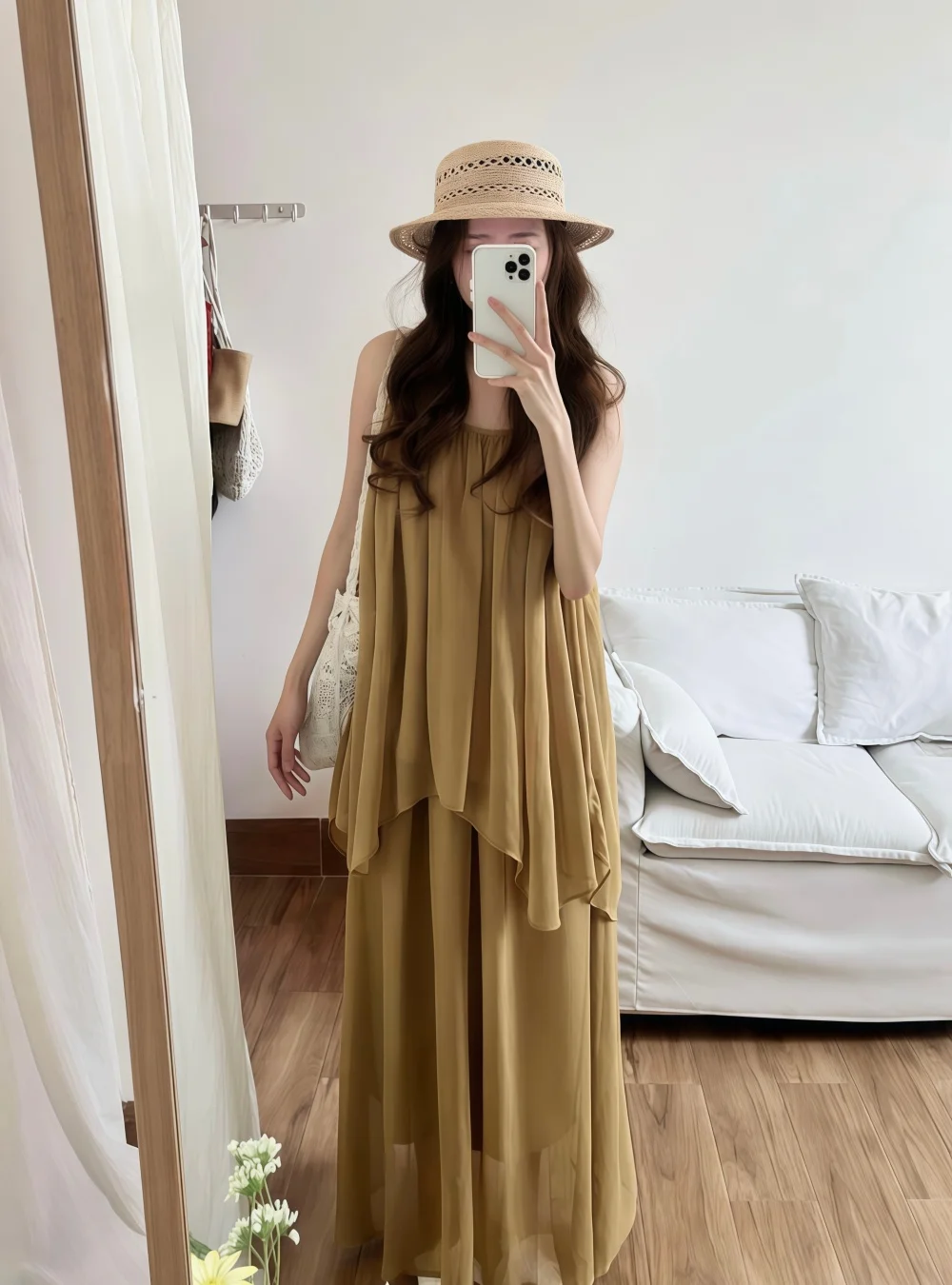 Laid-back Style Two-Piece Set Pure Color High Waist Skirt Women's Summer Slimming Vest And Skirt Outfit Casual Fashion
Laid-back Style Two-Piece Set Pure Color High Waist Skirt Women's Summer Slimming Vest And Skirt Outfit Casual Fashion