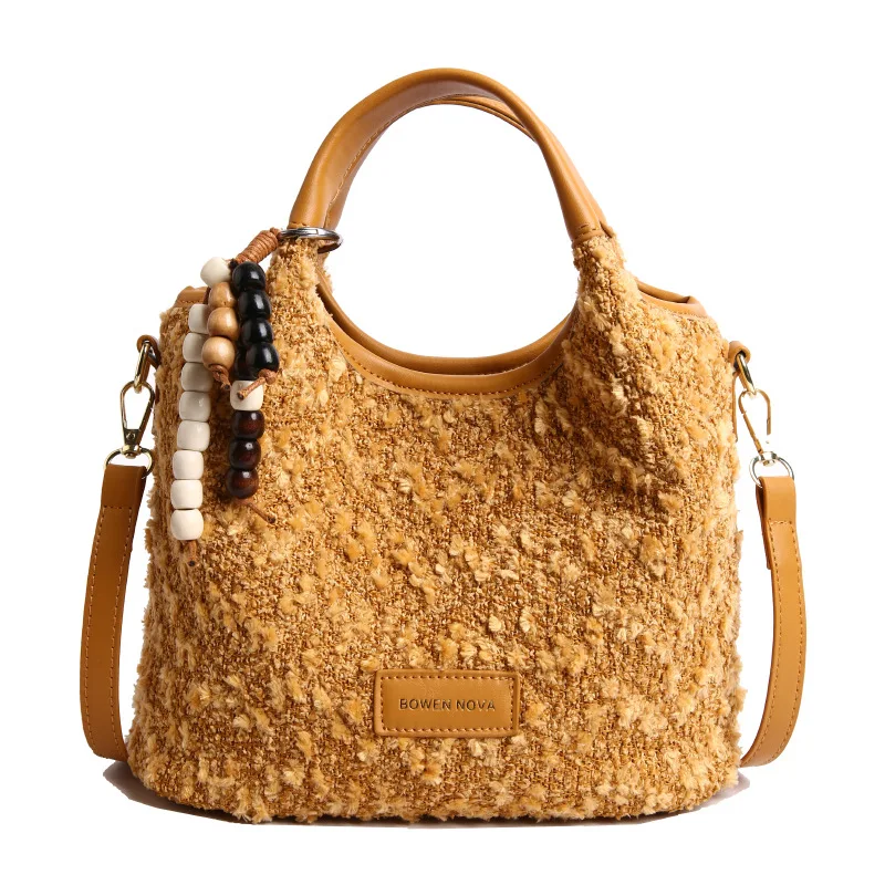 Lamb Fleece Tote Bag 2025 Autumn/Winter New Korean Edition Fashion Handbag Large Capacity Versatile Single Shoulder Crossbody Ba
Lamb Fleece Tote Bag 2025 Autumn/Winter New Korean Edition Fashion Handbag Large Capacity Versatile Single Shoulder Crossbody Ba