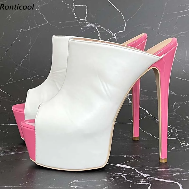 Ronticool Handwork Women Platform Slingback Sandals Stiletto Heels Peep Toe Pretty Pink Party Shoes Ladies US Plus Size 5-20
Ronticool Handwork Women Platform Slingback Sandals Stiletto Heels Peep Toe Pretty Pink Party Shoes Ladies US Plus Size 5-20